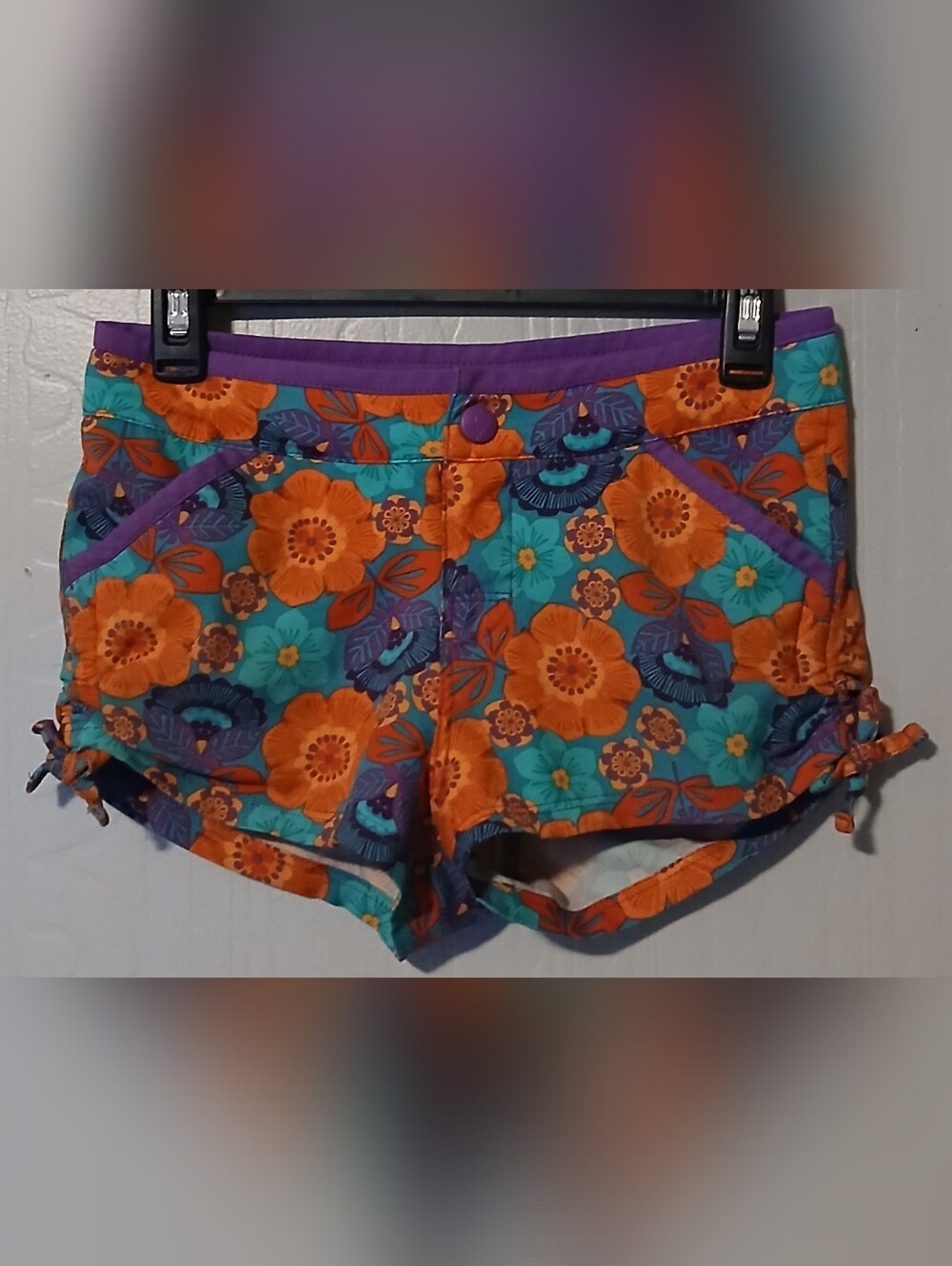 REI Girls Size 6/7 Floral Shorts